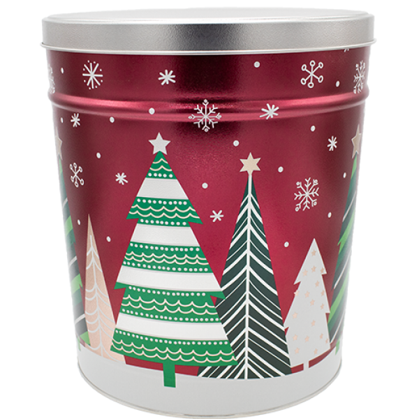 Holiday Trees  3.5 Gallon Tin